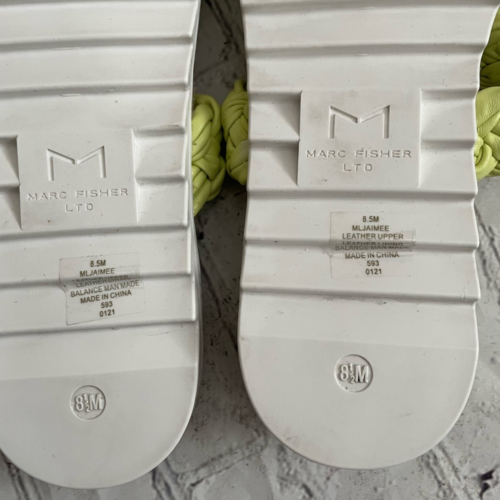 Nwot Marc Fisher Jaimee Espadrille Slide Sandal - image 7